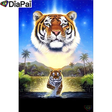 DIAPAI 100% Full Square/Round Drill 5D DIY Diamond Painting "Animal tiger" Diamond Embroidery Cross Stitch 3D  Decor A18911 2024 - buy cheap