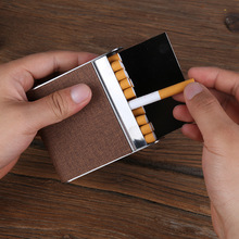 Caja de almacenamiento de Metal para fumar cigarrillos para hombres, caja de negocios para guardar tabaco, herramientas para fumar, perfecto para un regalo, 20 unidades 2024 - compra barato