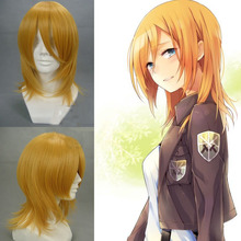 heat resistant Party hair Free shipping>>Attack On Titan Petra Rall Boys Blonde Bob Cosplay Costume Halloween Short Wigs 2024 - buy cheap
