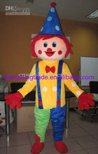 Горячая Распродажа милый персонаж прекрасный клоун талисмана нарядное платье на Хэллоуин карнавальный костюм 2024 - купить недорого