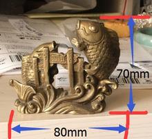 ancient Chinese sculpture copper pair of feng shui carp statues decoration bronze factory outlets please pay postage 2024 - compre barato