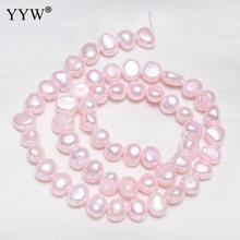 Cultured Potato Freshwater Pearl Beads 8-9mm Approx 0.8mm Sold By Strand 2024 - buy cheap