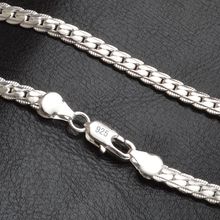 Ожерелье унисекс из серебра N925 пробы, 5 мм, с застежкой-лобстером 2024 - купить недорого