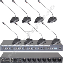 MICWL R515 Pro 8 escritorio mesa de cuello de cisne DE LA CONFERENCIA micrófono con 8 canales Phantom 48V mezclador de sonido 2024 - compra barato