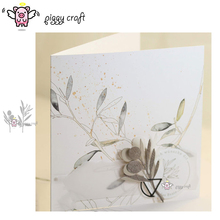 Piggy artesanato corte de metal morrer molde 2 pçs folha ramo frutas scrapbook papel ofício álbum cartão perfurador faca cortador arte morrer 2024 - compre barato