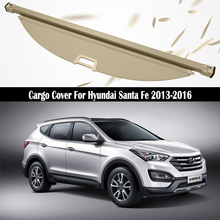 Cubierta para maletero de coche, Santa Fe Protector de seguridad para Hyundai 2013, 2014, 2015, 2016, accesorios para automóvil 2024 - compra barato