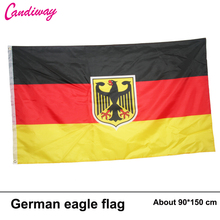 German Flag Coat of Arms Eagle Sticker Die Cut Decal Vinyl Germany 3x5FT/90*150cm Hanging parade/Festival/Home Decoration 2024 - buy cheap