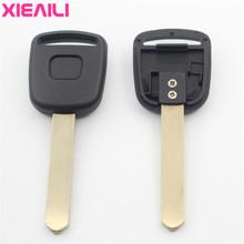 Xieaili capa de chave remota com transponder, 10pçs, revestimento para chave honda fob, case s263 2024 - compre barato