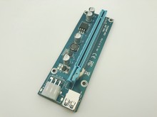 Riser Card PCI-E 1x to 16x Riser Card USB 3,0 кабель SATA to IDE Molex 6Pin кабель питания для Antminer Bitcoin Miner Mining Machine 2024 - купить недорого