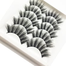 5 пар 3D ресниц ручной работы Накладные ресницы макияж норковые ресницы искусственные ресницы для макияжа 2024 - купить недорого