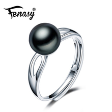 FENASY-Anillo de perlas naturales para mujer, joyería de perlas de agua dulce, joyería simple de AliExpress, joyería fina 2024 - compra barato