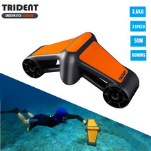 2019 NEW Trident Waterproof Electric Underwater Scooter Water Sea Two Speed Propeller Diving Pool Scooter Water Sports Equipment 2024 - купить недорого