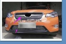 For Subaru  XV Hatchback 2015 2014 2013 2012 upper+lower Bottom Front Grille Grille Stainless steel 2pcvs 2024 - buy cheap