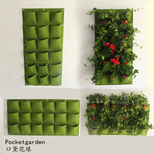 Indoor Vertical Gardening Hanging Wall Garden 4 Pockets Planting Bags Seedling Wall Planter Growing Bags 2024 - buy cheap