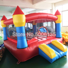 Free air blower colorful kids jumping castle, 3x2x2m giant inflatable bouncer house with slide 2024 - buy cheap