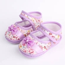 Baby Girls Toddler Bow Flower Shoes Spring Autumn Footwear First Walkers 3 Colors 2024 - buy cheap