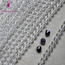 Fashion Jewelry DIY Loose Glass Beads wholesale Grade AAA 5301 6mm Crystal Bicone Beads 2024 - купить недорого