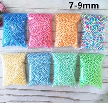 13g/bag 7-9mm Macarons Light Colours Pastel Foam Beads Colorful Polystyrene Foam Balls Styrofoam Mini Beads Balls For DIY Slime 2024 - buy cheap