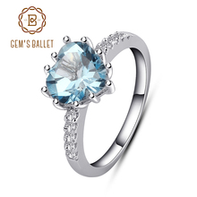 Женские обручальные кольца с овальным натуральным голубым топазом 925 карата 2024 - купить недорого