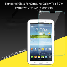 Película de vidro temperado hd 0.3mm 9h para samsung galaxy, tab 3 7.0 t210 t211 t215p3200 p3210 tablet protetor de tela 2024 - compre barato