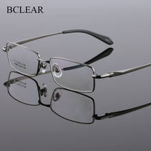 BCLEAR Full Rim Pure Titanium Eyeglasses Frame for Men Optical Glasses Frame Prescription Eyewear Spectacles 9867 Fashion Frame 2024 - buy cheap