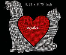 2pc/lot dog and cat  patch  hot fix rhinestone transfer motifs iron on crystal transfers design patches 2024 - buy cheap