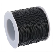 0.5mm-80m/Lot Black Round Cords Wax Rope Craft Material DIY Jewelry Making Findings Bracelet Necklace Wedding Findings 2024 - buy cheap