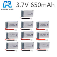 3.7V 650mAh 852540 Lipo Battery For SYMA X5C X5 X5C-1 H5C X5SW drone spare parts 3.7V Rechargeable Lithium Battery 10pcs 2024 - buy cheap