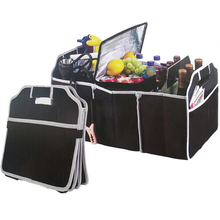 Organizador para porta-malas de carro, preto, dobrável, brinquedos, armazenamento de alimentos, caminhão, carga, caixa, para casa, carro, acessórios tiamp 2016 2024 - compre barato