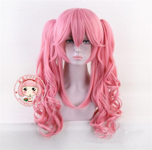 Tamamo No Mae Wig Fate Grand Order Cosplay Wig Curly Pink Synthetic Hair Anime Fate Grand Order Cosplay Hair Women Wigs A589 2024 - buy cheap