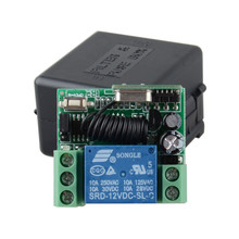 12 V 10A 1CH Wireless Switch Controle Remoto Mini Tamanho Receptor 315 Mhz 433 MHZ Sistema de Controle De Porta de Acesso 10 PÇS/LOTE