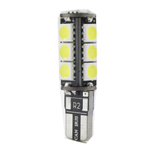 Luz de leitura automotiva, led t10 w5w, sem erro, 168, 921, 13smd 5050, largura, luz, placa de licença, estilo automóvel 2024 - compre barato