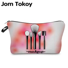 Jom Tokoy Cosmetic Organizer Bag Make Up Printing  Cosmetic Bag Fashion Women Brand Makeup Bag Hzb919 2024 - buy cheap