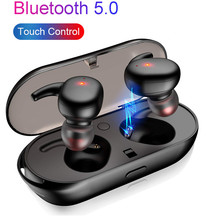 TWS-T2C Bluetooth Earphone 5.0 Mini TWS Wireless Earphone Touch Control Sport Ear Stereo Cordless Earbuds with Charging Box 2024 - buy cheap