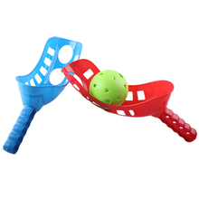 Juego de Pelota de cuchara para niños y adultos, juego de Lacrosse de raqueta, deporte, Trackball, regalo de cumpleaños 2024 - compra barato