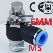 10pcs/lot NES06-M5Pneumatic Throttle Valve,Quick Push In 6MM Tube M5 Inch Air Fitting Flow Controller 2024 - buy cheap