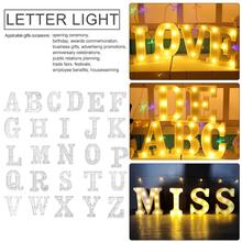 3D Luminous Letters Night LED Light Creative Alphabet Marquee Sign Light Indoor Wall Hanging Night Lamp Wedding Party Decoration 2024 - buy cheap
