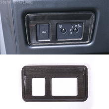 Black Ash Wood Rear Tail Door Switch Button Frame Trim For Land Rover Discovery Sport 2015-2017 Car Accessories 2024 - buy cheap