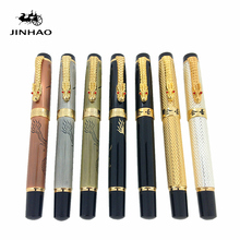 Jinhao-pluma estilográfica Oriental Dragon con punta de 0,5mm, plumas de tinta de Metal de lujo para regalo de negocios, suministros de oficina, Envío Gratis 2024 - compra barato