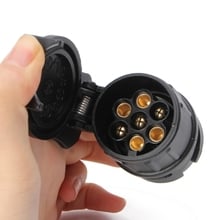 Waterproof 13 To 7 Pin Plug Trailer Caravan Electric Adapter Socket Connector 2024 - buy cheap