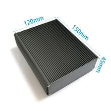 Caja de proyecto eléctrico, carcasa PCB, carcasa de aluminio, carcasa extruida DIY120 * 45*150mm, nuevo precio al por mayor 2024 - compra barato