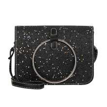 Trend Sequins Women handbags new fashion simple PU leather Women shoulder bag casual Women cover crossbody bag 2024 - buy cheap