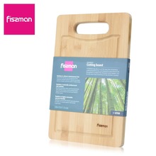 FISSMAN Rectangle Bamboo Cutting Board with Polish Handle Eco-friendly Chopping Block 2024 - buy cheap