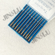 TIG Lanthanated tungsten electrode Golden head 3.2mm*150mm 1/8" 100PCS 2024 - buy cheap