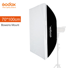 Godox de 70x100cm 27,5 "x 39" Speedlite estudio estroboscópica Soft Box reflectiva para fotografía con Flash difusor caja suave para Bowens montaje 2024 - compra barato