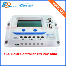 PWM VS1024AU 10A 12V 24V auto work solar charger controller EPEVER EPsolar battery regulator LCD display 2024 - buy cheap