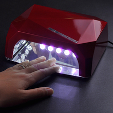 Lámpara de luz Led en forma de diamante para manicura, secador de Gel, UV, secador de esmalte de uñas, 36w, 110v/220v 2024 - compra barato