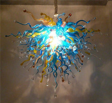 Modern Art Decorative Colored 100% Hand Blown Glass Chandelier for Home Decor 2024 - buy cheap