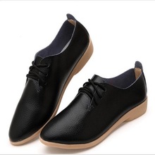 Taomengs-zapatos Oxford de piel auténtica para mujer, mocasines informales con punta estrecha para enfermera, zapatos de primavera Otoño, color negro, 21, 3544 2024 - compra barato