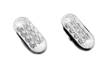 Luz LED de posición lateral (lente transparente LED ámbar) para vw Jetta / Bora MK4 2024 - compra barato